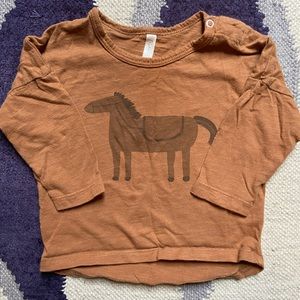 Rylee and Cru Horse long sleeve top